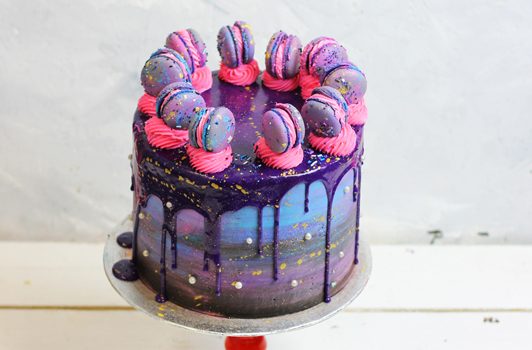 How to make a Galaxy Unicorn Cake - Decorating Video Tutorial - Ashlee  Marie - real fun with real food