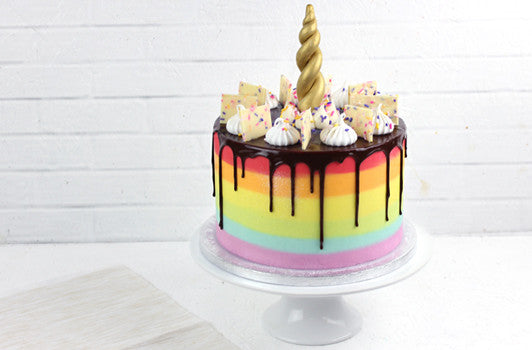 Buttercream Unicorn Cake with Chocolate Decor - YouTube